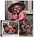 Tucocoo African Grandma Jigsaw Puzzles 1000 Pieces for AdultsOld Ladies Puzzle Art Jigsaw Puzzles as Gardening Wall Decor Family Game Activity Game Night - Image 2