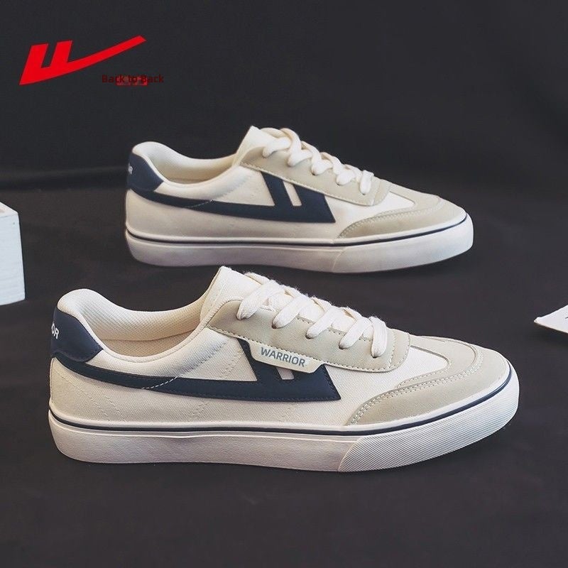 Warrior Men’s canvas shoes, autumn footwear, men’s couple’s minimalist skate shoes, lightweight and versatile casual  shoes. - Image 4