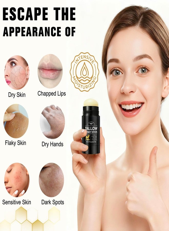 Mariayu دهن بقري من ماريايو للبشرة، بلسم دهن وعسل للوجه والجسم، دهن بقري 100% مُغذّى على العشب، مع عسل خام وشمع نحل، تركيبة طبيعية وعناية مغذية للبشرة الجافة - Image 5