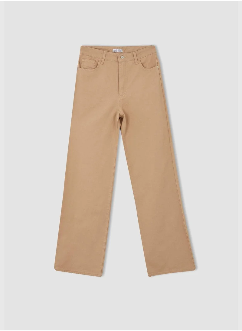 ديفاكتو Woman Wide Leg Woven Trousers