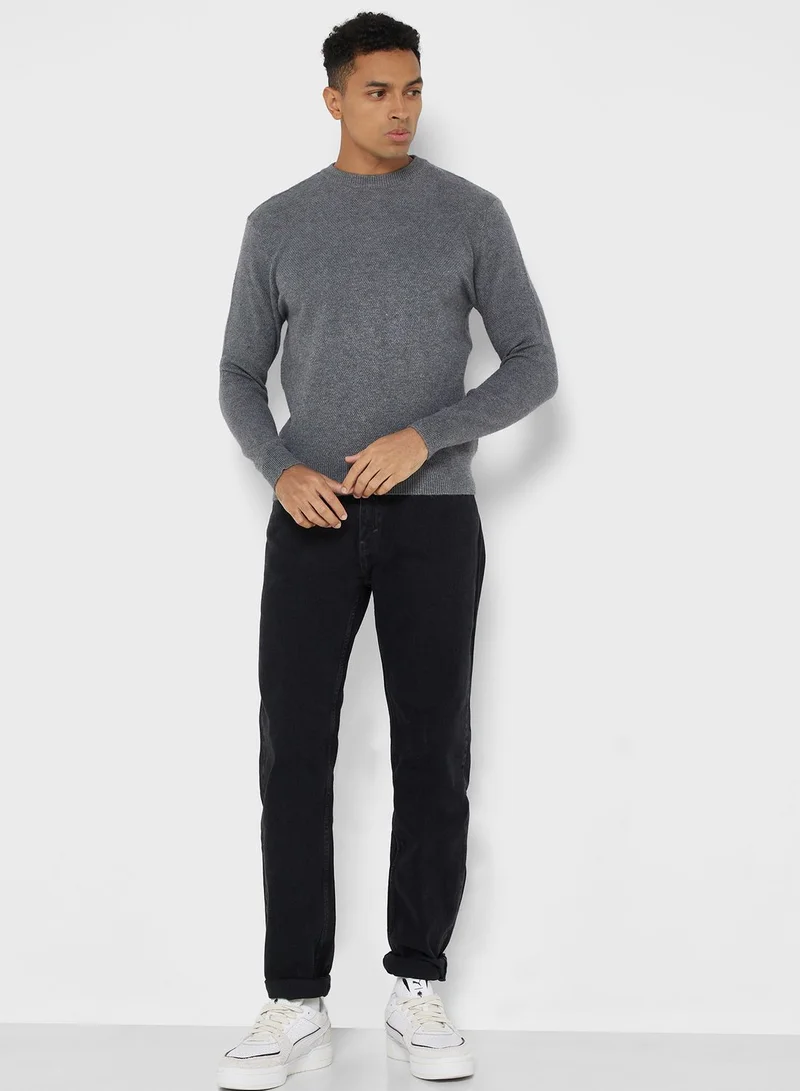 Robert Wood Crew Neck Sweater