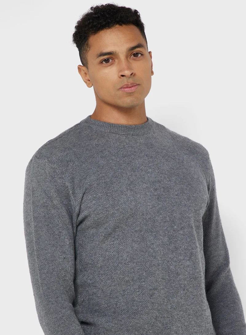 Robert Wood Crew Neck Sweater