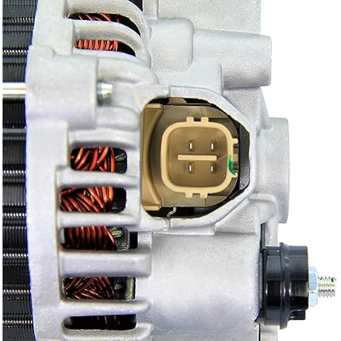 BDELI Alternator Replacement New for 01-05 Honda Civic DX LX EX VP D17, 01-05 Acura EL, L4 1.7L, 06311PLM505RM 31100-PLM-A01A02 02RM AHGA50 64 A005TA6991A 7091 7191 ZC 400-48035 13893N 90-27-3268 - Image 3