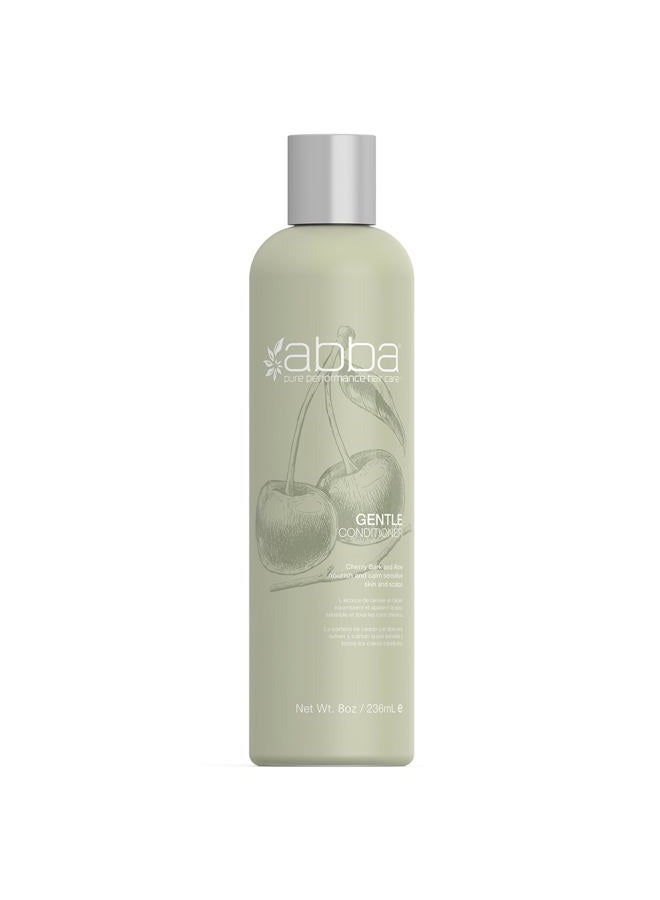 ABBA Gentle Conditioner - Cherry Bark & Aloe - Nourishes & Calms Sensitive Skin & Scalps - Mild Conditioning - For Sensitive Skin - Gentle Formula - Delivers Softness - 8 fl oz/236 ml - Image 1