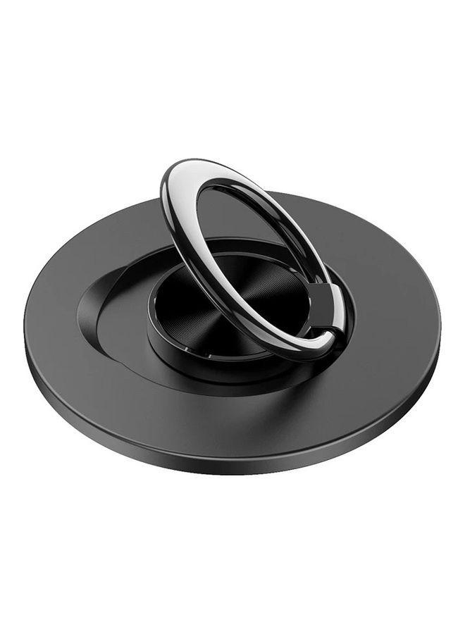 NIBEMINENT Metal Grip Magnetic Ring Holder Compatible With Apple iPhone 12/13 Mini/Pro/Max And All MagSafe Accessories Black  - Image 1