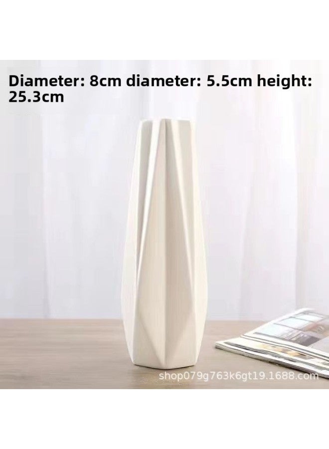 Beauenty Plain Embryo White Embryo Vase Vase Ceramic Art Coloring Water Extension Material Kindergarten Parent-child Painting Non-gypsum-Color:118#Vase  - Image 4