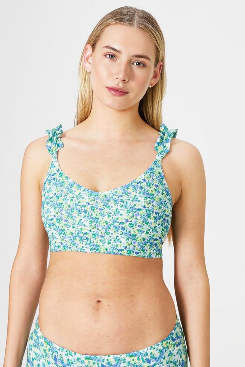 Aerie Women Padded Bikini Top, Multicolor  - Image 1