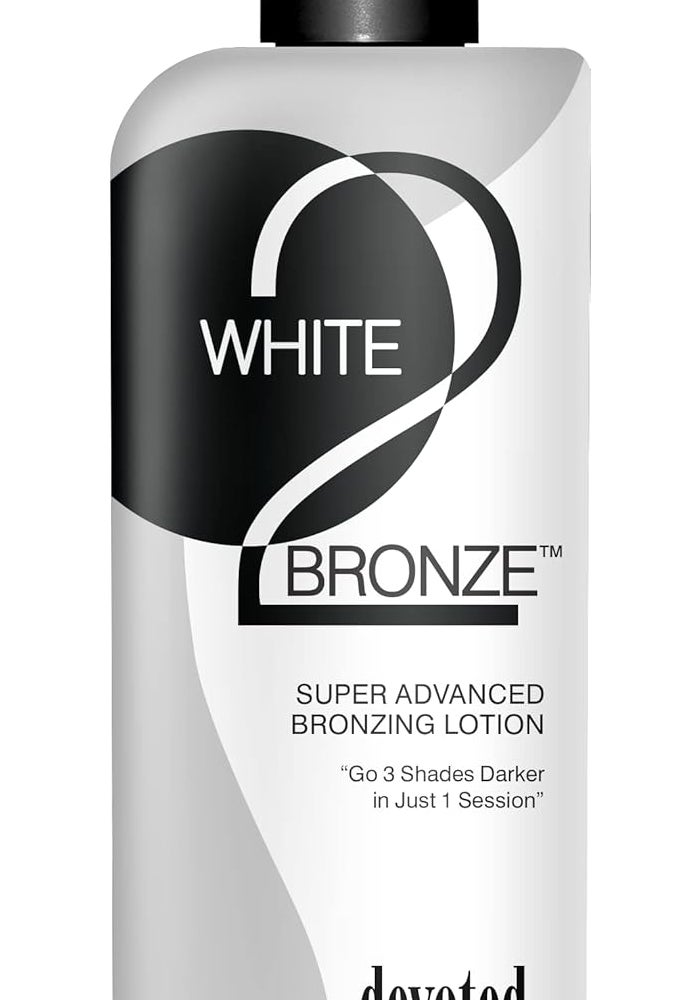 Devoted Creations White 2 Black Supre Advanced Bronzer Tanning Lotion - 8.5 Ounce