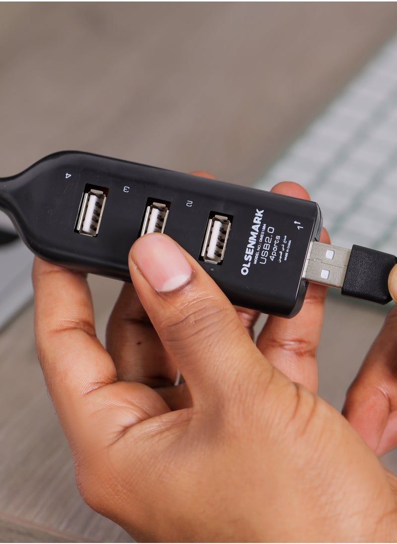 Olsenmark - OLSENMARK 4 downstream USB ports that are compatible with both USB 2.0 - Image 1
