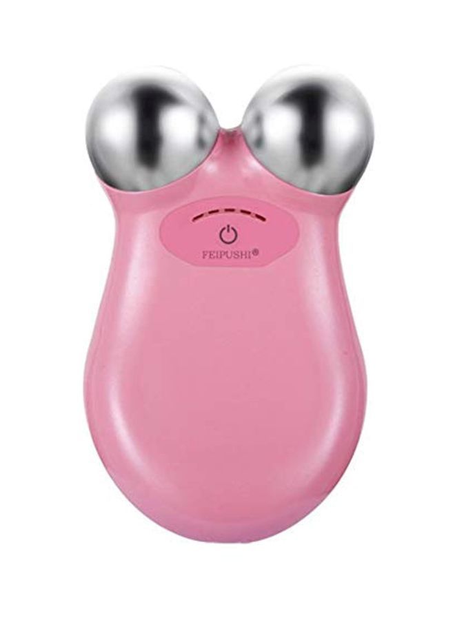 NIBEMINENT Microcurrent Face Lift Machine Pink/Silver