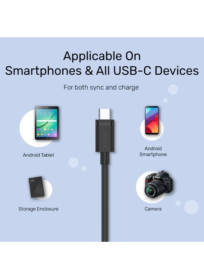 UNITEK كابل شحن ومزامنة UNITEK USB 3.0 إلى USB-C - قابس قابل للعكس، نقل بيانات سريع، متوافق مع MacBook و Chromebook Pixel - Image 3