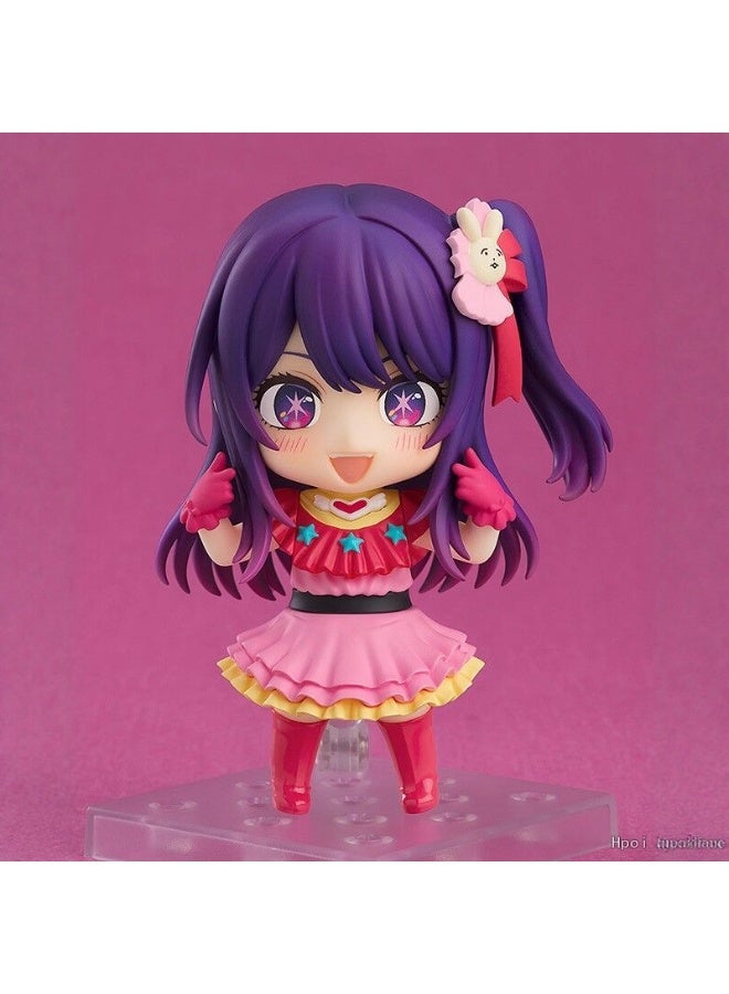 عام أوشي نو كو هوشينواكوامارين المنقولة استبدال الوجه دمية نموذج الديكور سطح المكتب الديكور لعبة هدية للعائلة والأصدقاء - Image 1