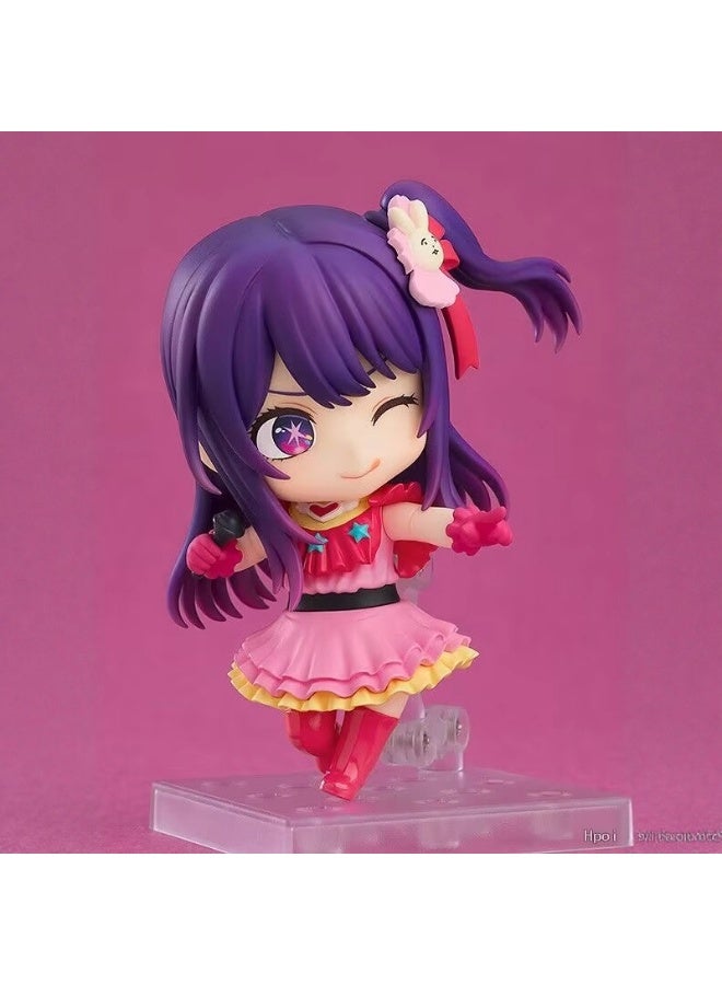 عام أوشي نو كو هوشينواكوامارين المنقولة استبدال الوجه دمية نموذج الديكور سطح المكتب الديكور لعبة هدية للعائلة والأصدقاء - Image 3