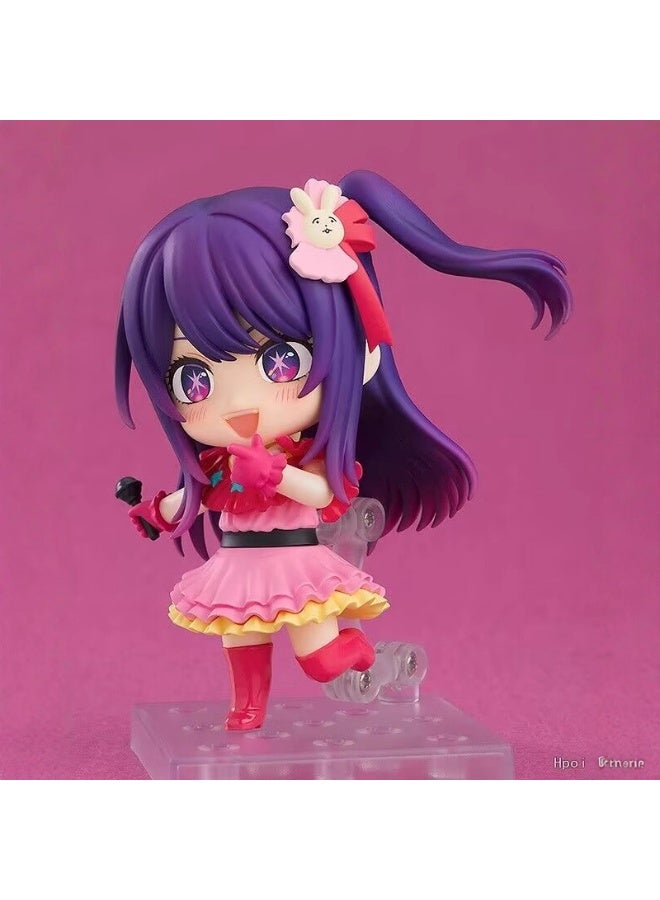 عام أوشي نو كو هوشينواكوامارين المنقولة استبدال الوجه دمية نموذج الديكور سطح المكتب الديكور لعبة هدية للعائلة والأصدقاء - Image 4