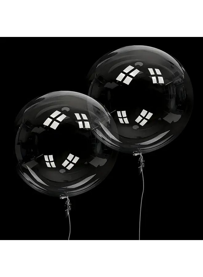Clear Bob Bubble Balloons 18 Inches Pack of 10 for Weddings Birthdays Parties - Image 3