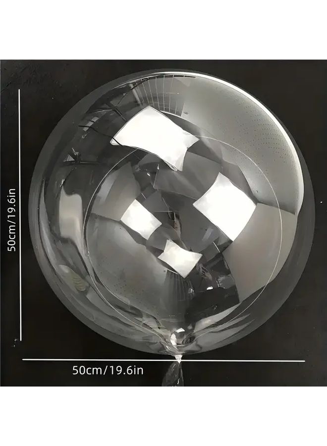 Clear Bob Bubble Balloons 18 Inches Pack of 10 for Weddings Birthdays Parties - Image 5