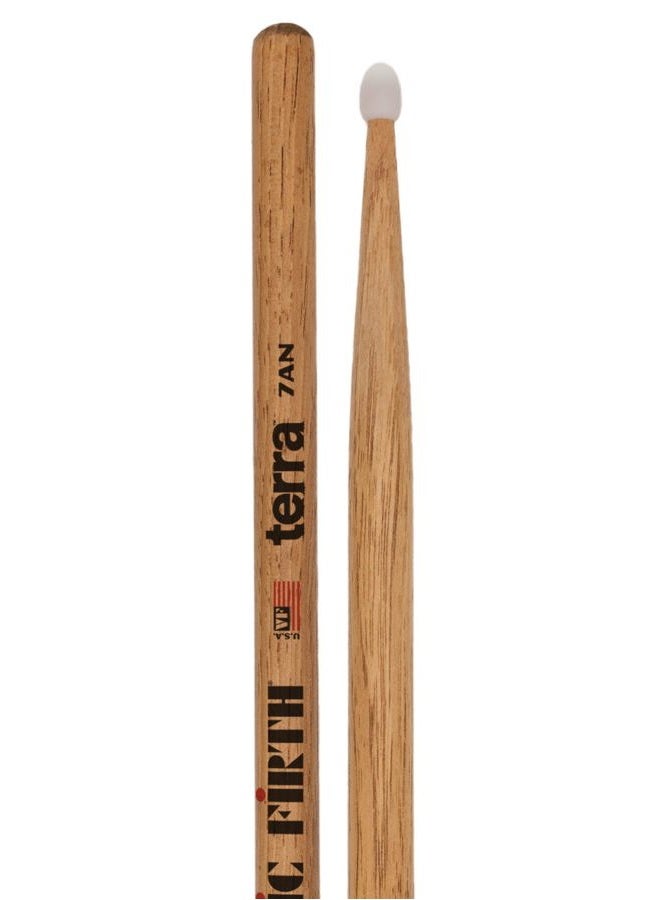 Vic Firth American Classic® Terra Series Drumsticks 7A - American Hickory - Nylon Tip - Image 4