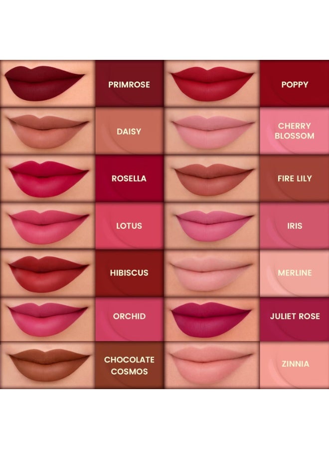 Parul Garg Beauty Liquid Matte Lipstick Pack of 14 | Long Lasting Smudge Proof Silk Matte Lipstick Set | Hydrating Matte Lipstick with Shea Butter & Vitamin E | Vegan Clean Beauty | 3 ml Each - Image 3