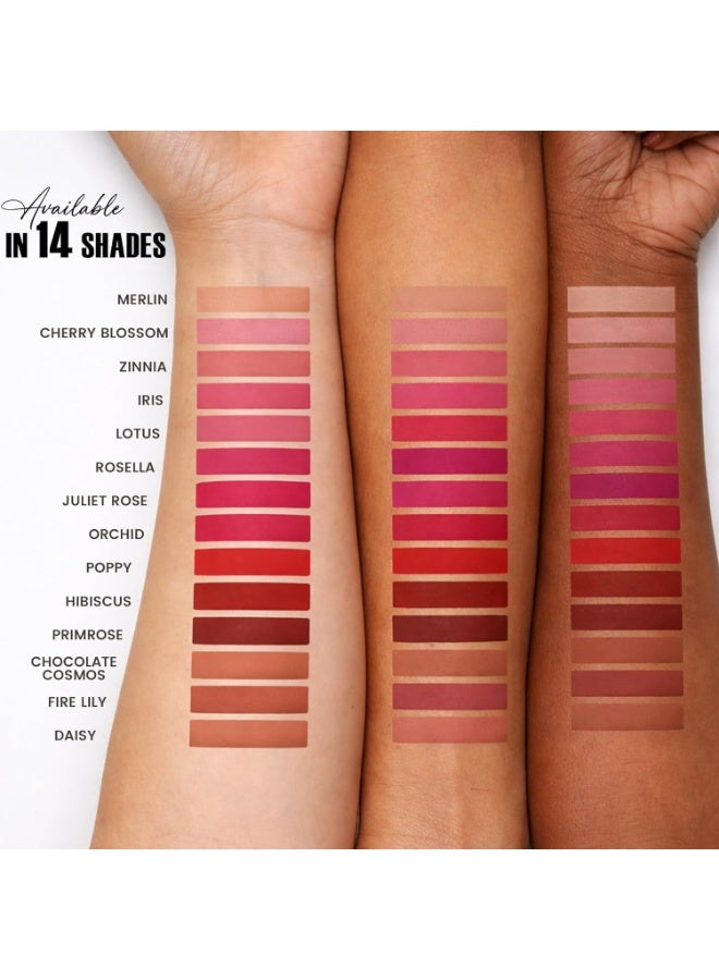 Parul Garg Beauty Liquid Matte Lipstick Pack of 14 | Long Lasting Smudge Proof Silk Matte Lipstick Set | Hydrating Matte Lipstick with Shea Butter & Vitamin E | Vegan Clean Beauty | 3 ml Each - Image 2