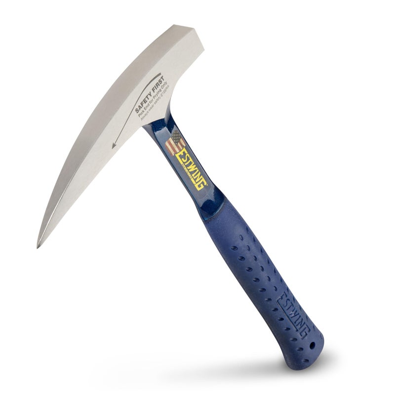 ESTWING Rock Pick - 22 oz Geology Hammer with Pointed Tip & Shock Reduction Grip - E3-22P - Image 1
