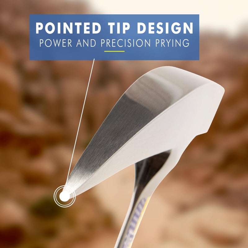 ESTWING Rock Pick - 22 oz Geology Hammer with Pointed Tip & Shock Reduction Grip - E3-22P - Image 3