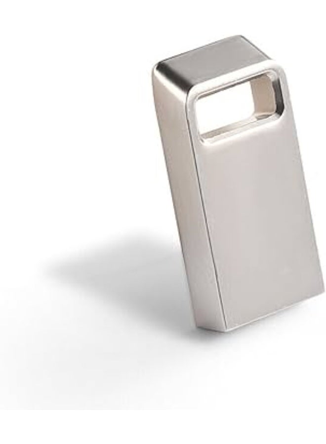 Bluetooth USB Dongle for Car and TV with Bluetooth Signal Receiver and Flash Memory - Wireless Car Receiver Kits Suitable for Music with Wireless USB Port for Mobile Phones, Silver Color - Image 1