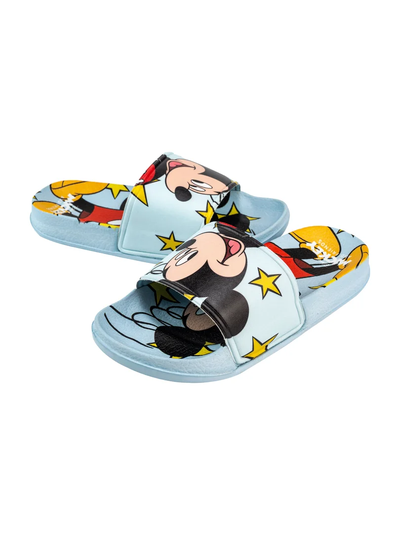 Disney Comic Kicks by Urban Haul Disney Mickey Mouse Printed Slides, Slippers, Sandals