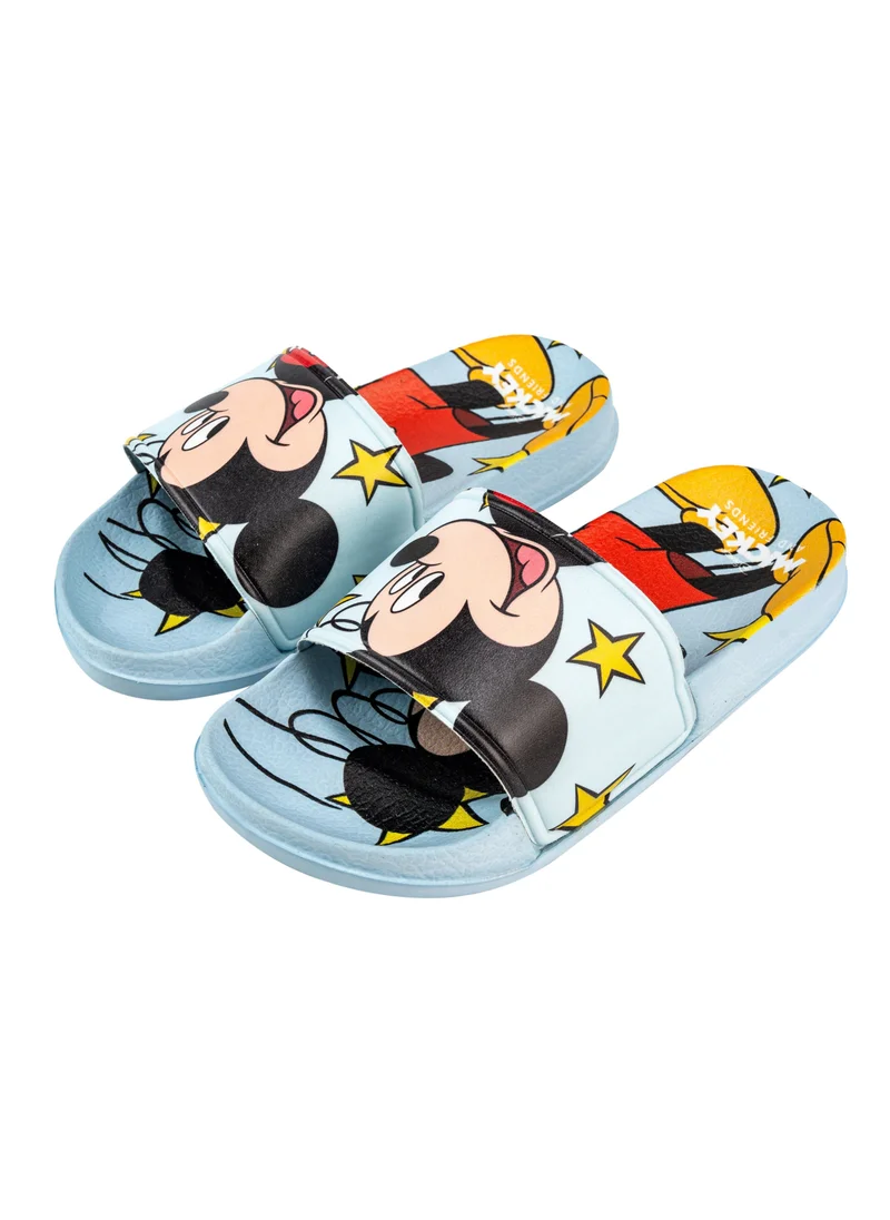 Disney Comic Kicks by Urban Haul Disney Mickey Mouse Printed Slides, Slippers, Sandals