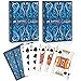 Wkchxd Playing Cards 2 Pack Deck of Cards Standard Playing Cards for Adult Premium Poker Card Set Deck of Playing Card for BlackjackEuchreCanastaFamily Game NightParty Games Navy Blue - Image 2