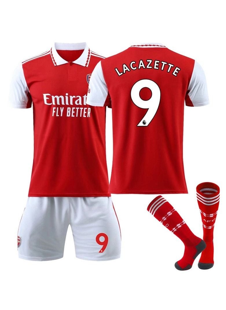 Taiahiro 3-Piece Lacazette Size 9 Soccer Jersey Men's Soccer Jersey  - Image 1
