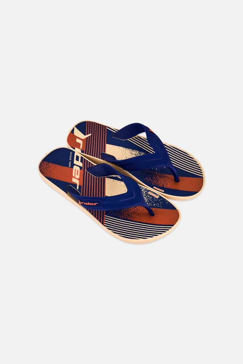 RIDER Kids Boy Strike Graphics Slip On Slippers, Multicolor - Image 2
