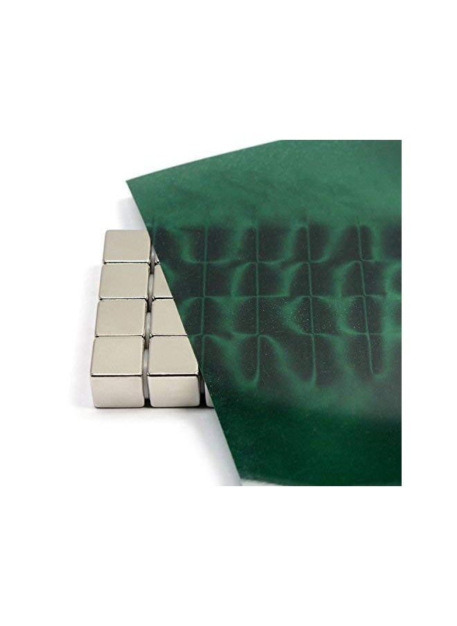 CMS MAGNETICS - 6x6" Green Magnetic Flux Viewing Film for Revealing Hidden Magnetic Field Patterns in Permanent Magnets for Science Projects, Research and STEM Education in Magnetism