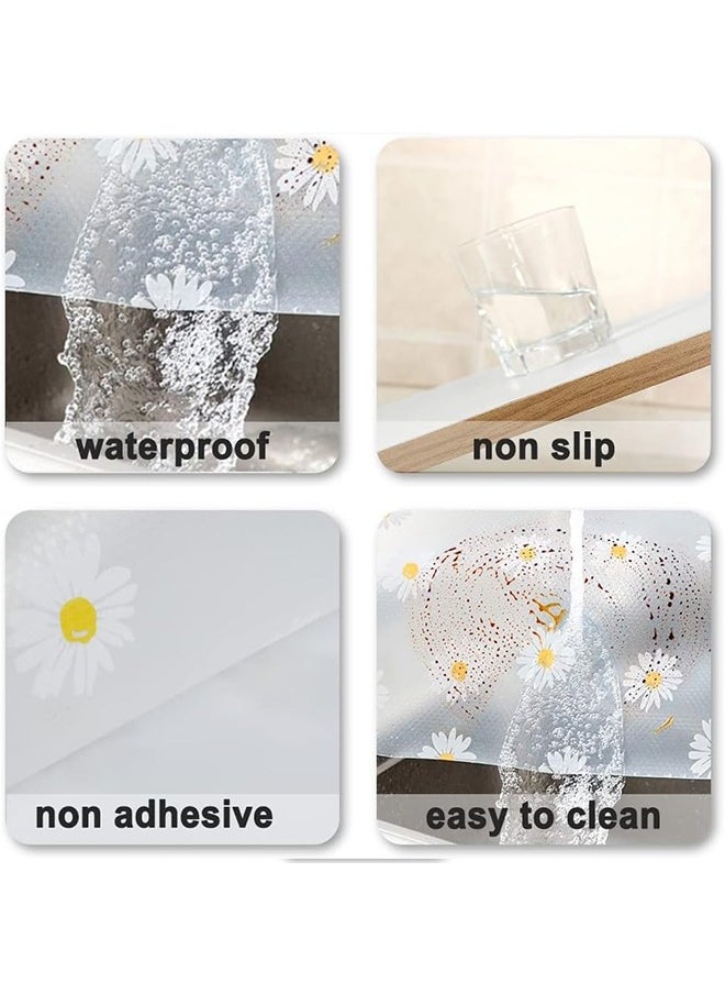 Generic - NonSlip Shelf Liner for Kitchen, Shelf Liner, Waterproof Refrigerator Liner, Drawer Liners for Kitchen Cabinet, Bathroom Sink Mat No Slip Cupboard Mats Non Adhesive Fridge Liner EVA Place Mats Roll - Image 1