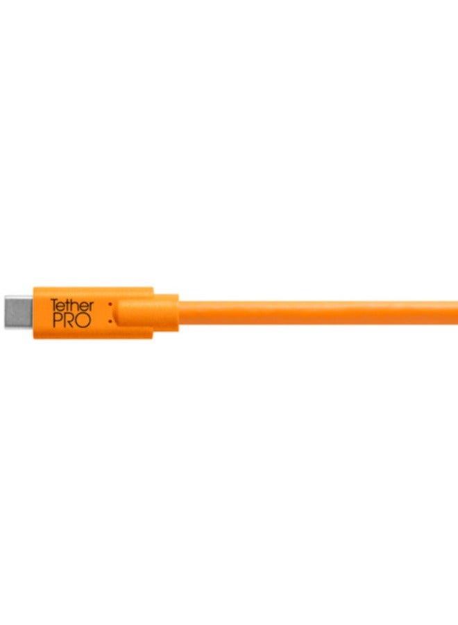 Tether Tools TetherPro USB Type-C Male to Micro-USB 3.0 Type-B Male Cable (15', Orange) - Image 5