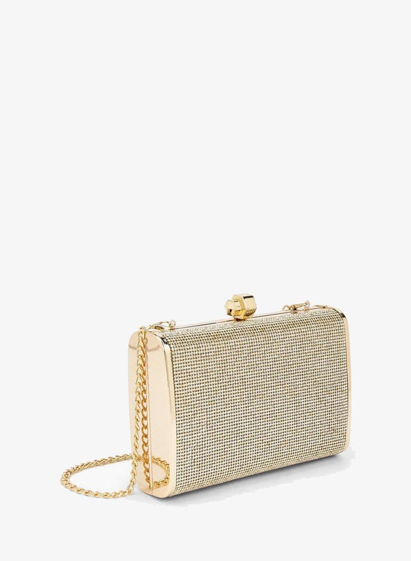 Flora Bella By Shoexpress Embellished Clutch With Detachable Chain Strap Ramadan Collections - Image 3