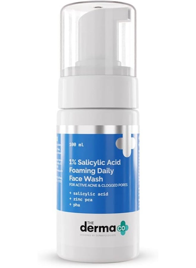 ذا ديرما كو غسول الوجه اليومي الرغوي بحمض الساليسيليك 1% 100 مل - Image 1