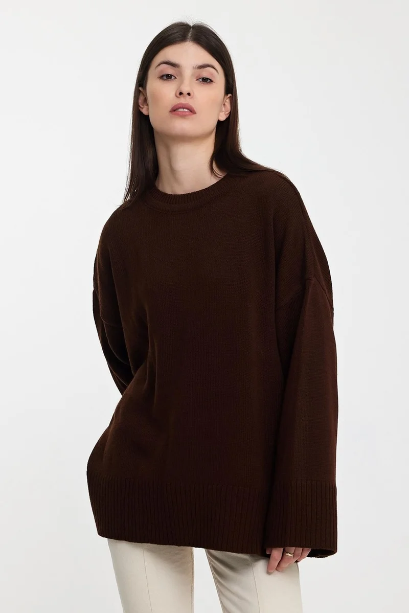 Alexander Gardi Alexandergardı Oversize Basic Sweater(A92145-S)