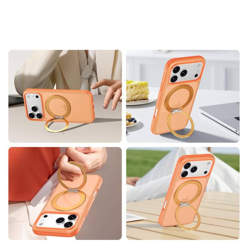 MS TPU+PC Protective Case for iPhone 16 / 16 Plus / 16 Pro / 16 Pro Max with Kickstand and Drop Protection plus Shockproof plus Anti-Slip Grip in Blue - Image 4