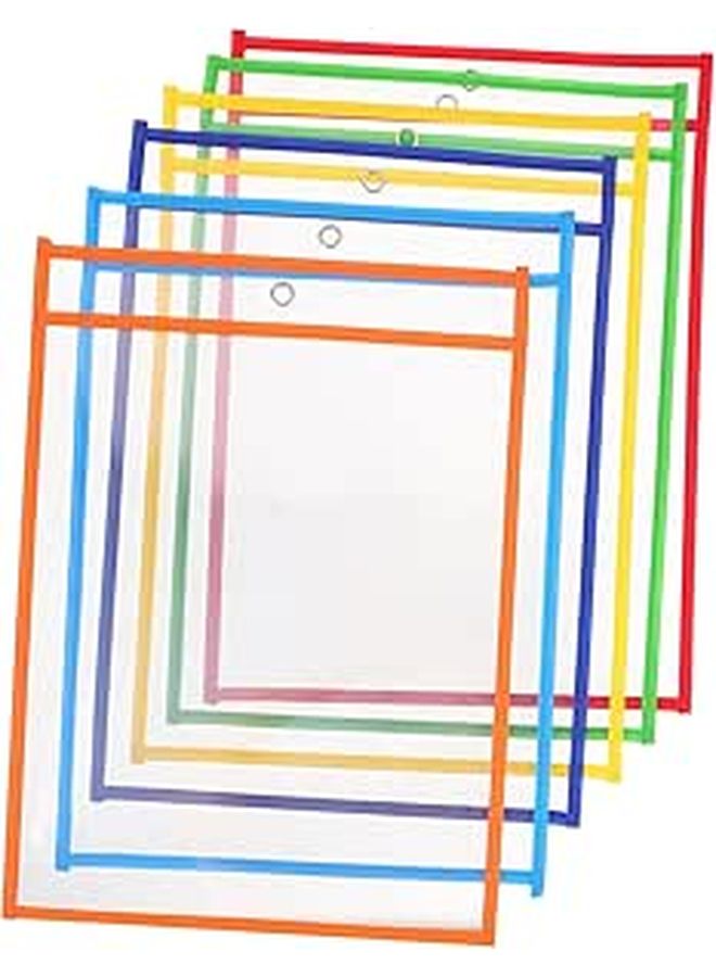 6 شفاف وثائق حاملات متعددة الوظائف للمكتب والمدرسة - Image 1