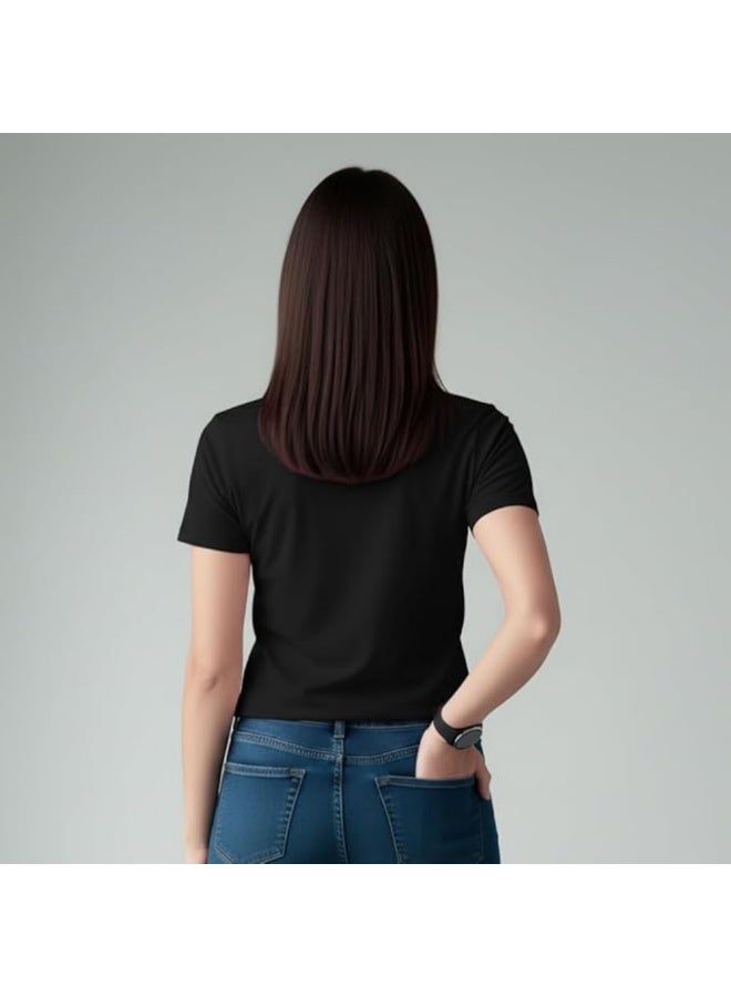 PRINTSHOP4ME South Africa Women’s T-Shirt | Soft Cotton Round Neck Short Sleeve Tee | Printed South Africa Theme Tee For Sports,Travel,Outdoor Walks And Daily Outfits - Image 5