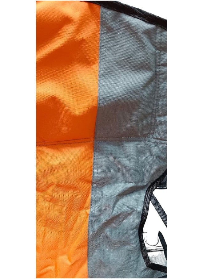 GO2CAMPS Foldable Camping Chair With Cup Holder Heavy Quality (Orange) | Sadu Chair | Foldable Chair | Garden Chair | Fishing Chair | Travel Chair | Picnic Chair And Festival Chair  - Image 4