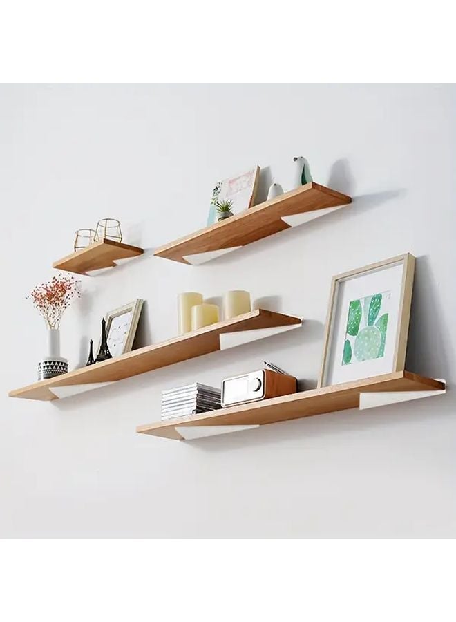 White Heavy Duty Shelf Bracket 2 Pack Wall Mounted 85x100mm Triangle - Image 3