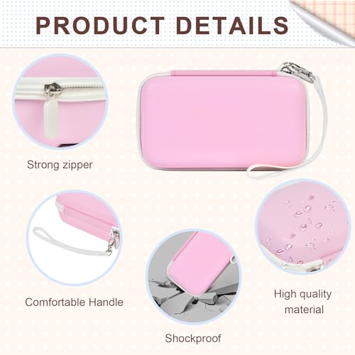 Grapsa Camera Case Compatible with DYLANTO for ESOXOFFORE for YTETCN for DUDUDRAGON for GKTZ for Dafotil Instant Print Camer, Kids Camera Storage Holder Organizer for Accessories (Box Only)-Pink - Image 3