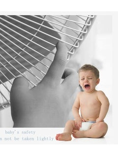 Cool Baby COOLBABY 16-20 Inch Children's Anti-pinch Fan Protection Cover-Cartoon Fan Cover Safety Cover-Household Floor-Mounted Electric Fan Protection Cover Washable Fan Mesh Cover  - Image 2