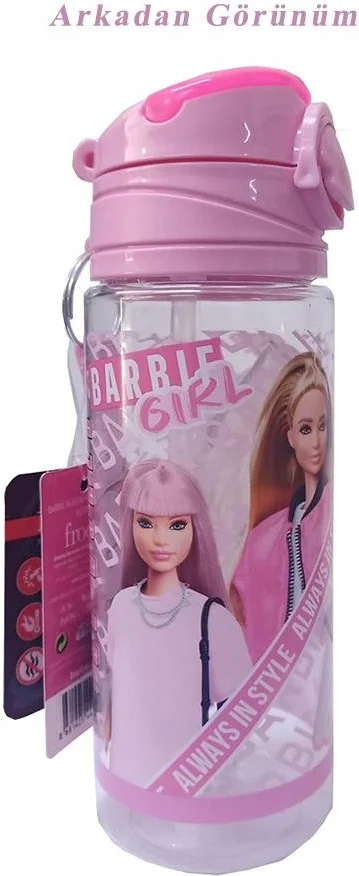 Frocx Girl's Barbie Water Bottle 500 ml 1 Licensed Barbi Water Bottle School Water Bottle Student Water Bottle