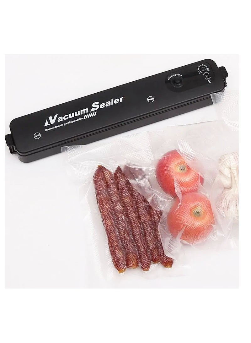 Vacuum Sealer – Automatic Food Packing Machine Home Use  Upgraded Design  10 Vacuum Bags Included  - Image 1