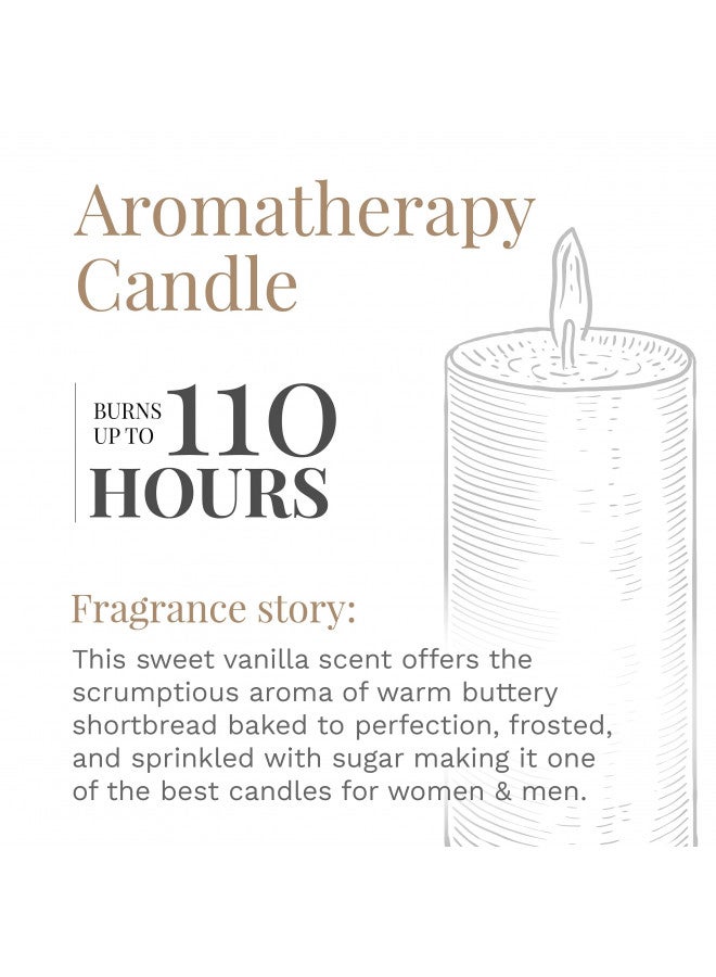 Candle-lite Scented Candles, Creamy Vanilla Swirl Fragrance, One 18 oz. Single-Wick Aromatherapy Candle with 110 Hours of Burn Time, Off-White Color - Image 2