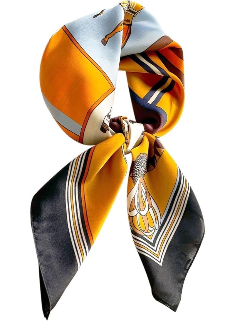 V.nice Silk Small Square Scarf Women's  Bandana, Versatile Bag Handle Wrap - Image 1