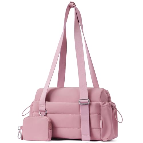ROULENS Small Gym Bag for Women 2 Set Mini Gym Duffle Bag with Wet Compartment and Coin Wallet Gym Tote Bag for WorkoutSportTravel - Image 1