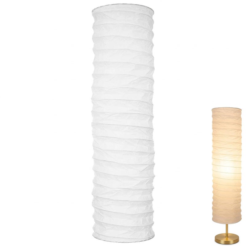 NUOBESTY Lamp Shade 1pc Standing Floor Lamp Shades Foldable Paper Floor Lampshade Replacement Making Light Soft for Home Bedroom Light Accessory - Image 2